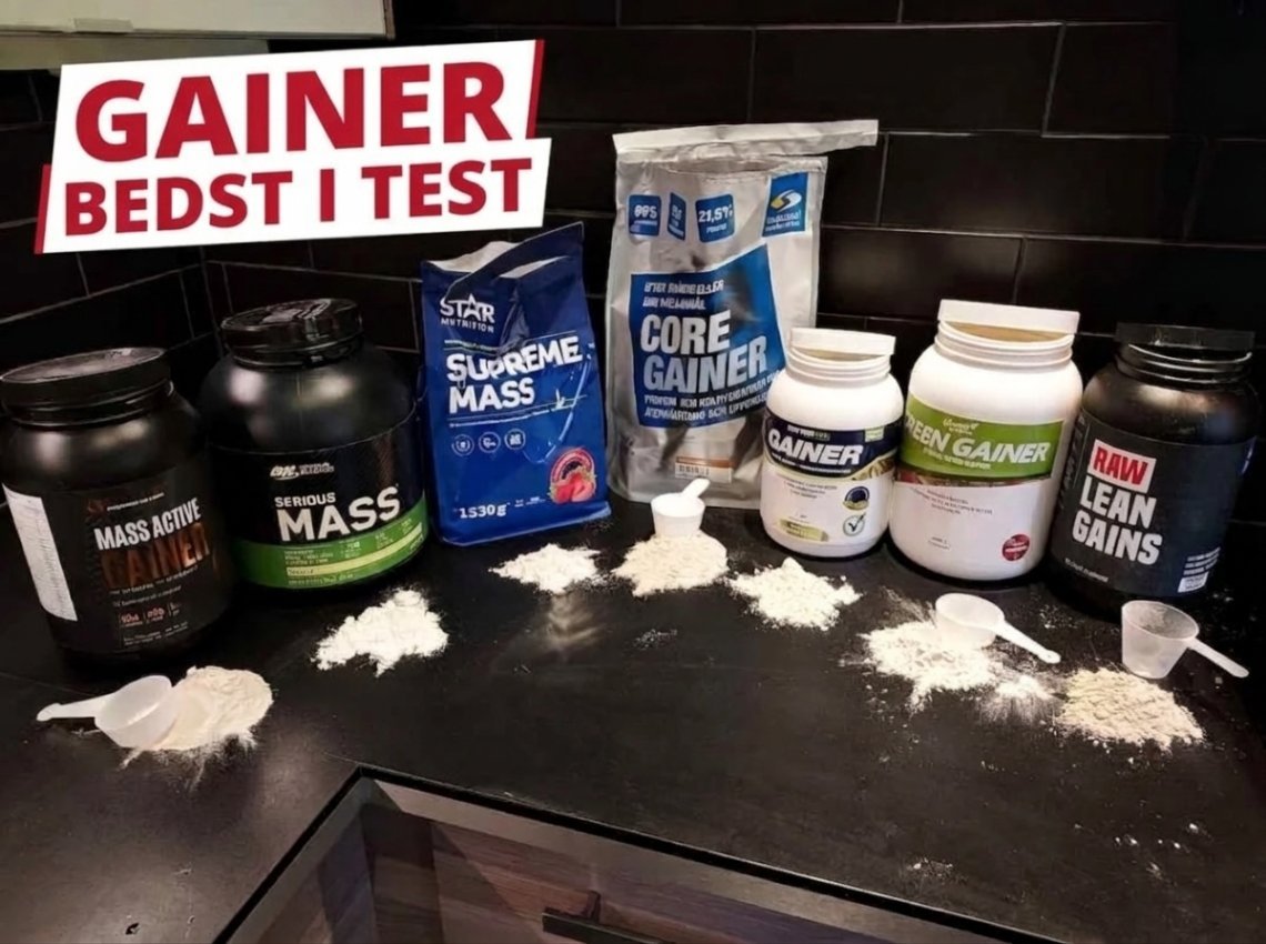 Gainer Bedst I Test