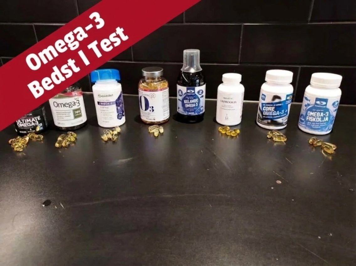 Omega-3 Bedst i test