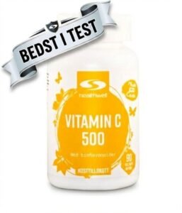 Healthwell Vitamin C 500 - Bedst i test